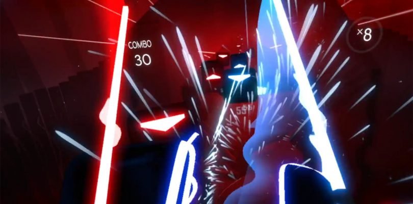 Ритм-игра Beat Saber со световыми мечами на PlayStation VR